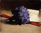 Eduard Manet Wall Art - Bouquet Of Violets